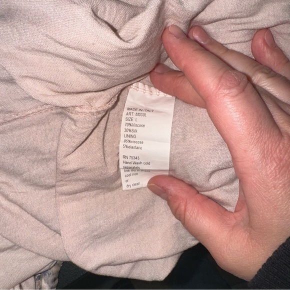 Elena Baldi Silk Blend Maxi Dress - Size L - Picture 7 of 7